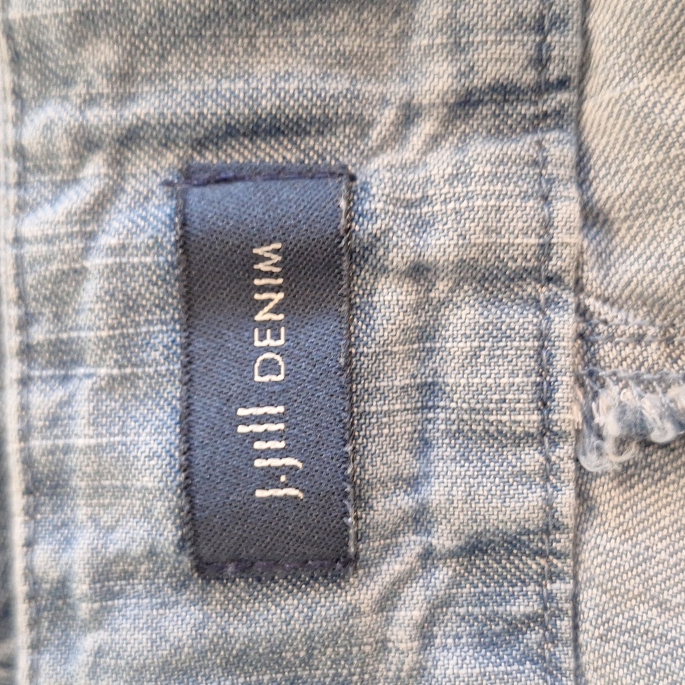 J. Jill Drawstring Waist Wide Leg Lightweight Jeans Sz 14P *H - Picture 6 of 8